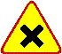 A-5 znak ostrzegający o skrzyżowaniu równorzędnym