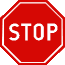 B-20 znak zakazu STOP
