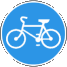znak nakazu C-13: droga dla rowerów